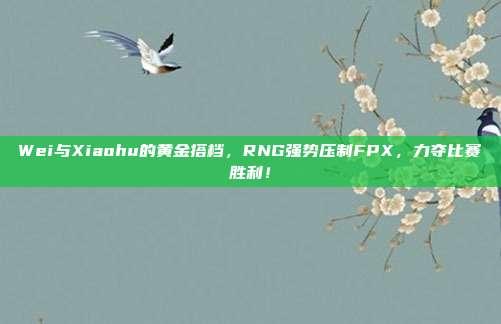 Wei与Xiaohu的黄金搭档，RNG强势压制FPX，力夺比赛胜利！