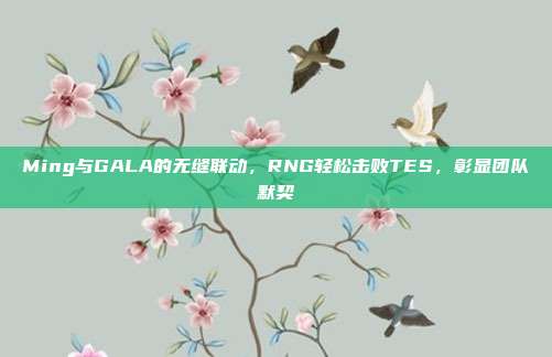 Ming与GALA的无缝联动，RNG轻松击败TES，彰显团队默契